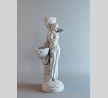 Скульптура Девушка с кашпо